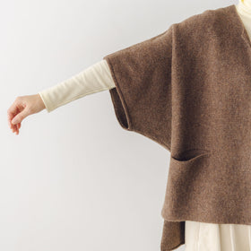 COSMIC WONDER British wool knitted farmer cardigan