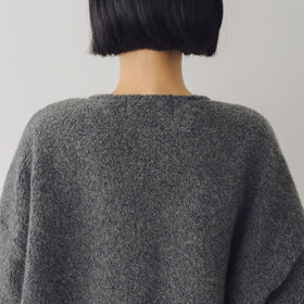 MUYA Wool pile Relax cardigan