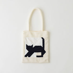 chitose.K patchwork tote bag ネコ