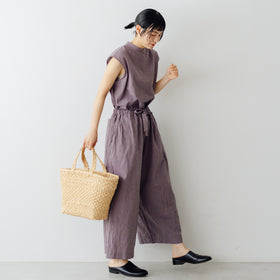 Atelier d’antan Reymont コットンリネン パンツ