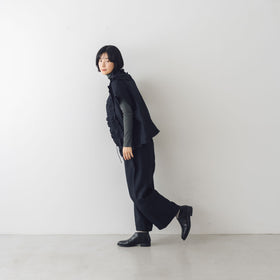 BUNON ワイドパンツ ウールワッフル