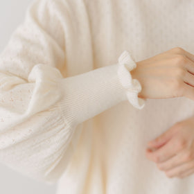 Gauze# クロシェットハーベスト ニットプルオーバー