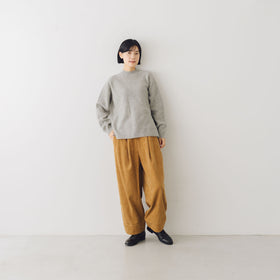 Gauze# オーガニックコーデュロイ ウフパンツ