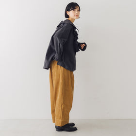 Gauze# オーガニックコーデュロイ ウフパンツ