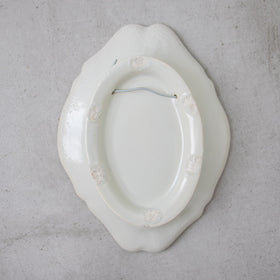 河合竜彦 オーバルレリーフ飾り皿