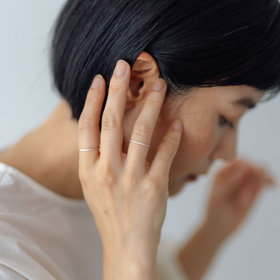 薬指:muimaur pale ring シルバー