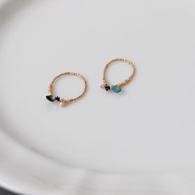曉 ater tourmaline ring ブルー