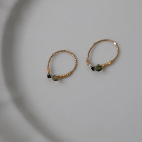 曉 ater tourmaline ring グリーン