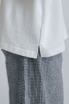 comm. arch. エアースピンド コットン モック ショートスリーブTシャツ