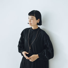 「わたしたちらしい、大人のかわいらしさ」キュプラコットン タックワンピース