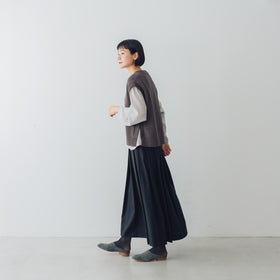 くらすこと コットンニットベスト