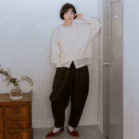 くらすこと +to バランス上手な、大人の定番スウェット