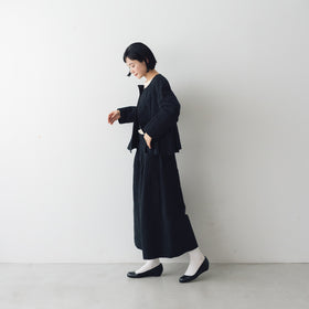 MAGALI ハイカウントコットンリネン コクーンパンツ