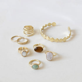 SURUME. Cutting Stone Ring