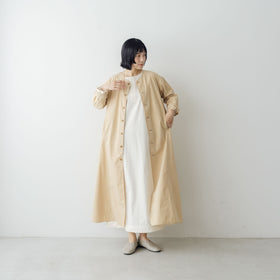Yoli Cotton long simple coat