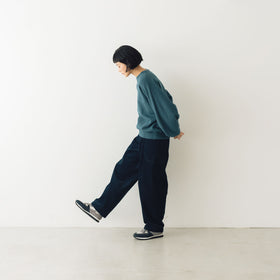 atelier naruse コットンコーデュロイパンツ ネイビー