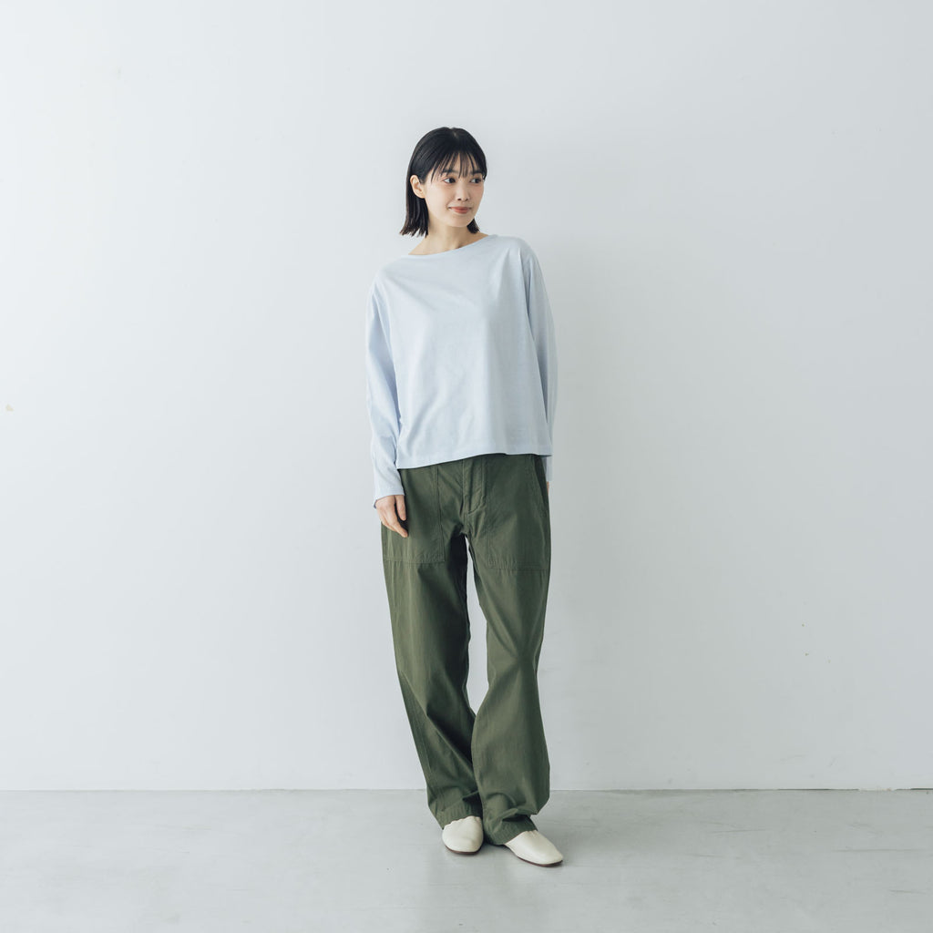 【SALE】 YAECA CONTEMPO ロングスリーブ カットソー