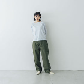 【SALE】 YAECA CONTEMPO ロングスリーブ カットソー