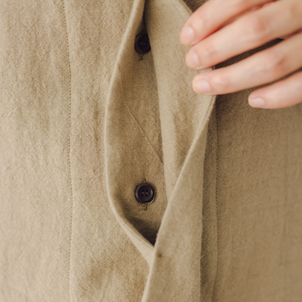 COSMIC WONDER Band collar shirt