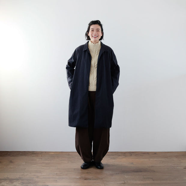 MUYA Nylon livery coat soutien collar