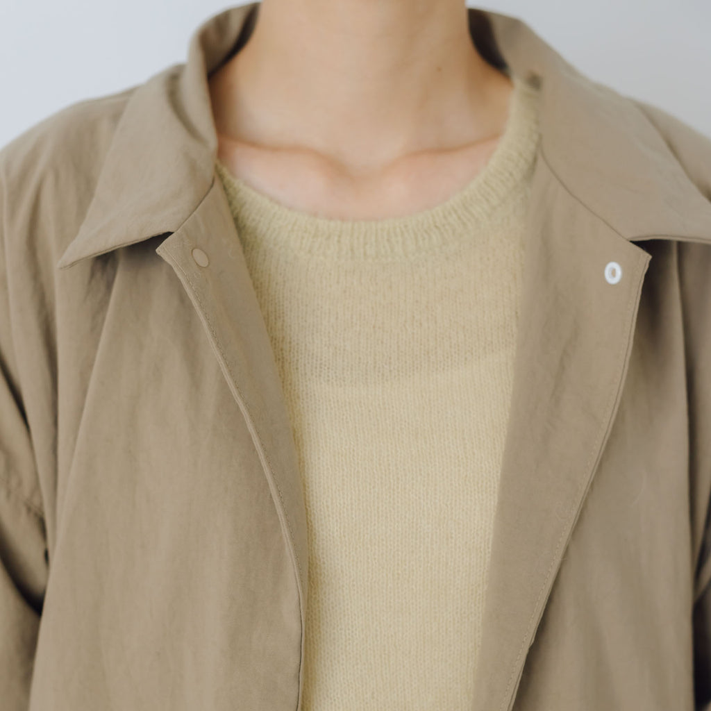 MUYA Nylon livery coat soutien collar