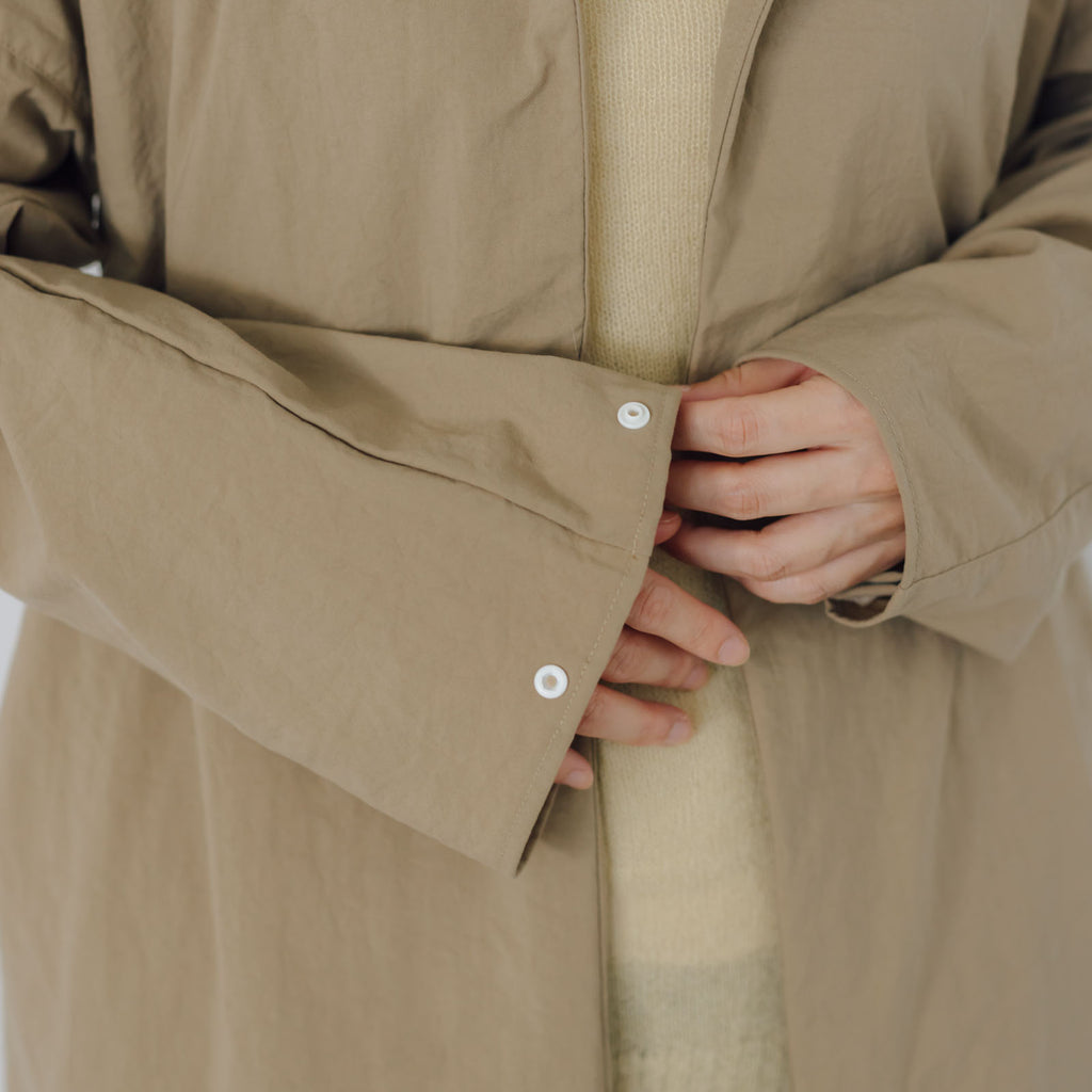 MUYA Nylon livery coat soutien collar