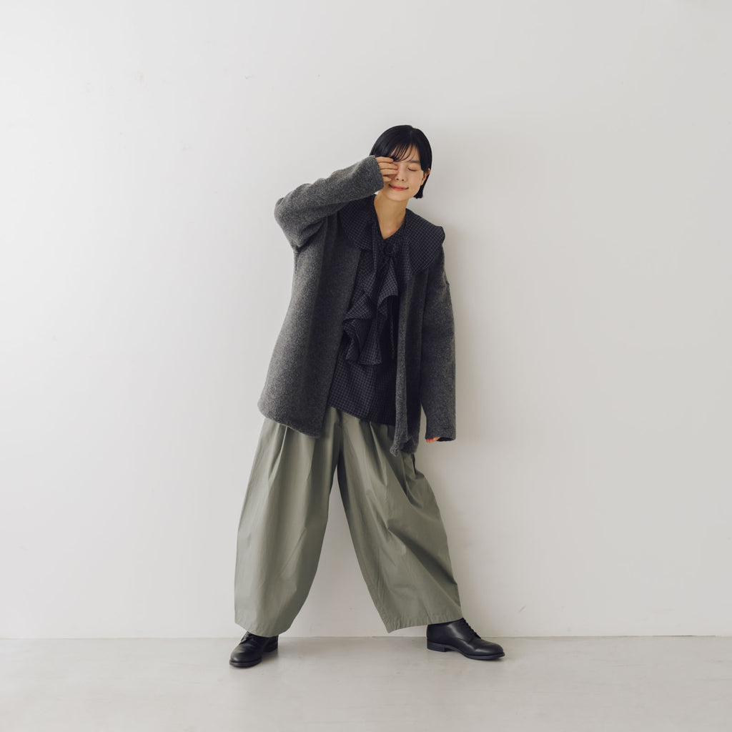 MUYA Wool pile Relax cardigan