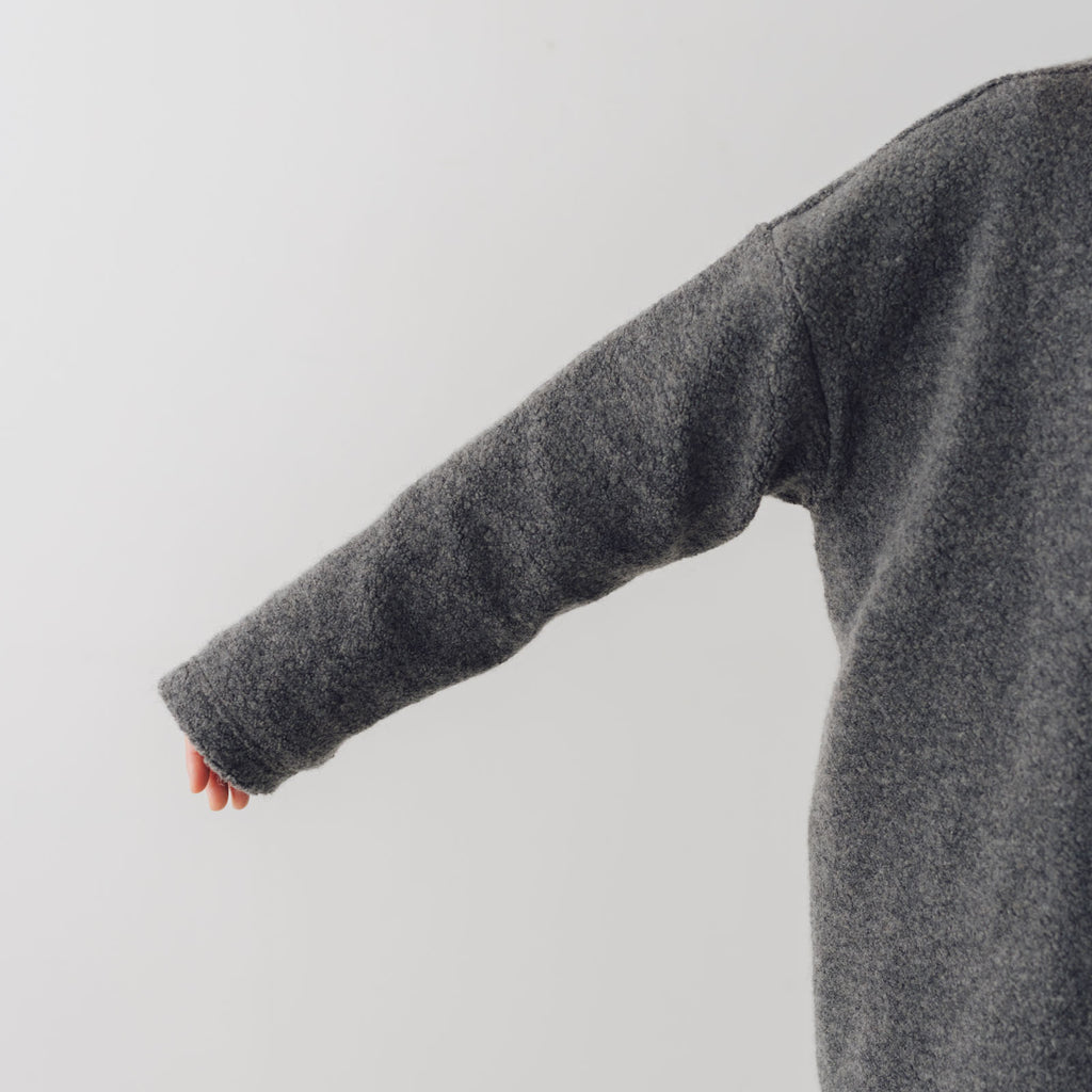 MUYA Wool pile Relax cardigan