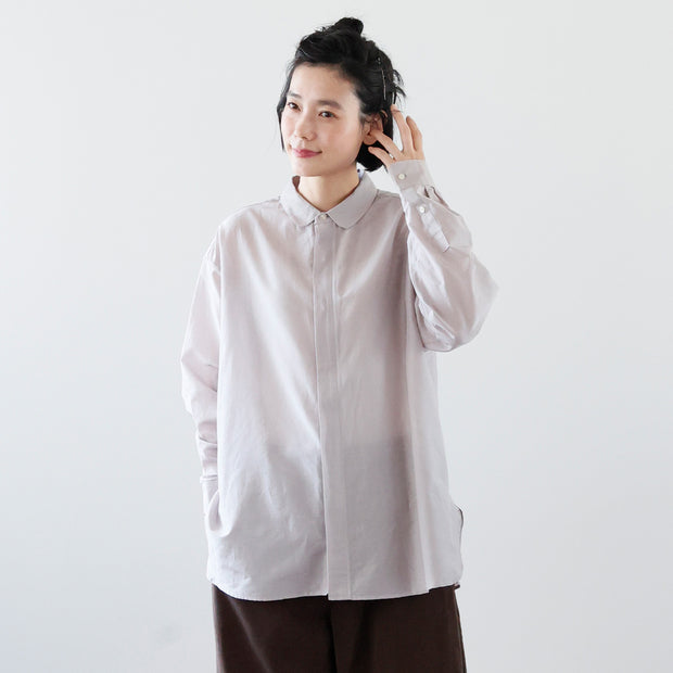 fruits of life ラウンドカラーシャツ ［一部期間限定販売］