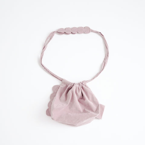 chitose.K scallop kincyaku bag