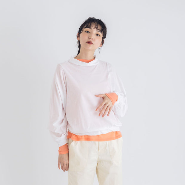【SALE】 HAU ハイネックトップス "dolman"