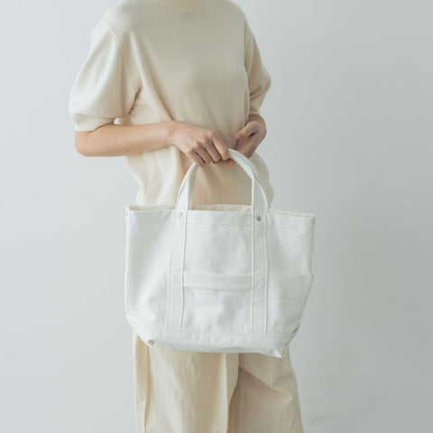 YAECA CANVAS DESIGN ツールバッグ ホワイト