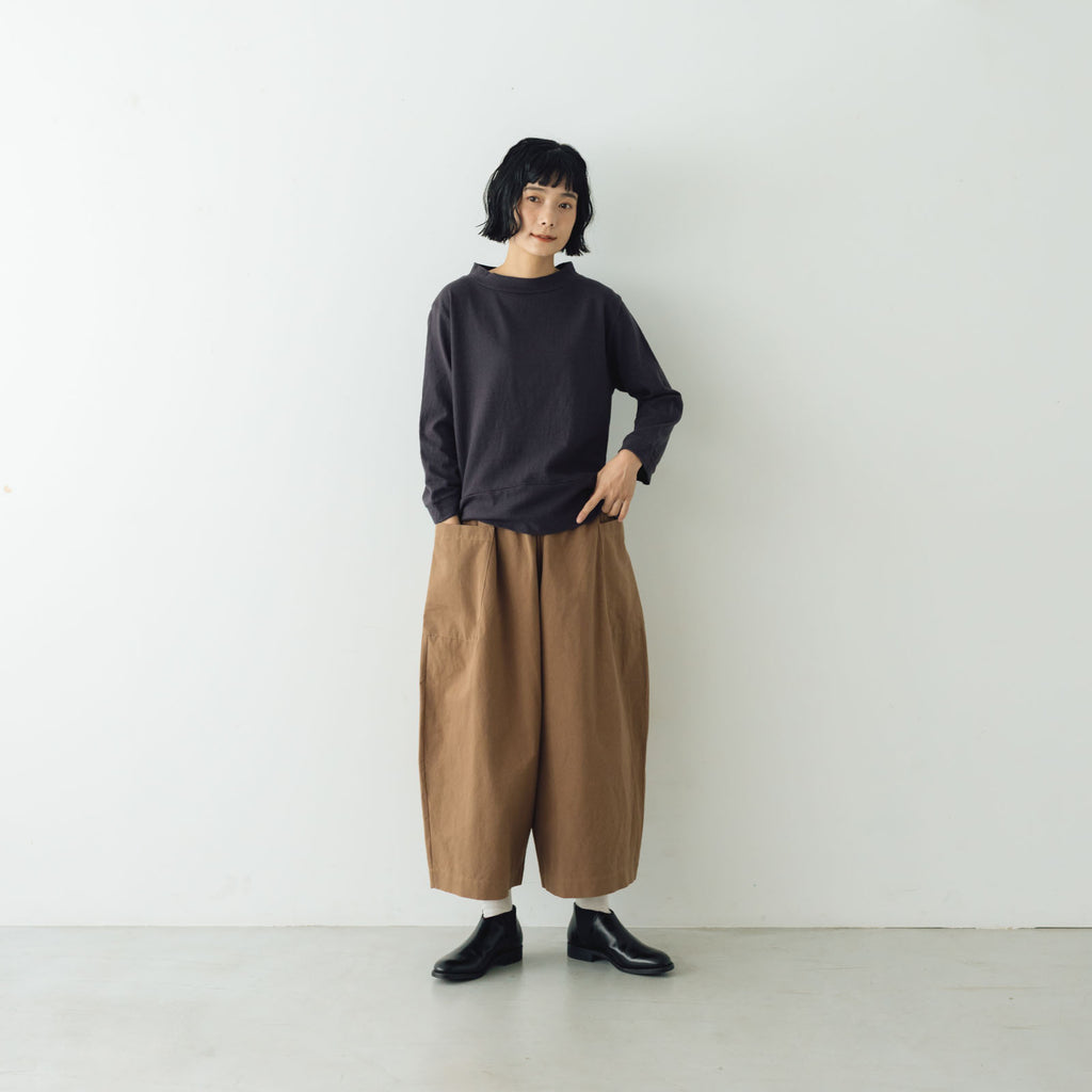 HAU トップス "gauze" 3/4スリーブ