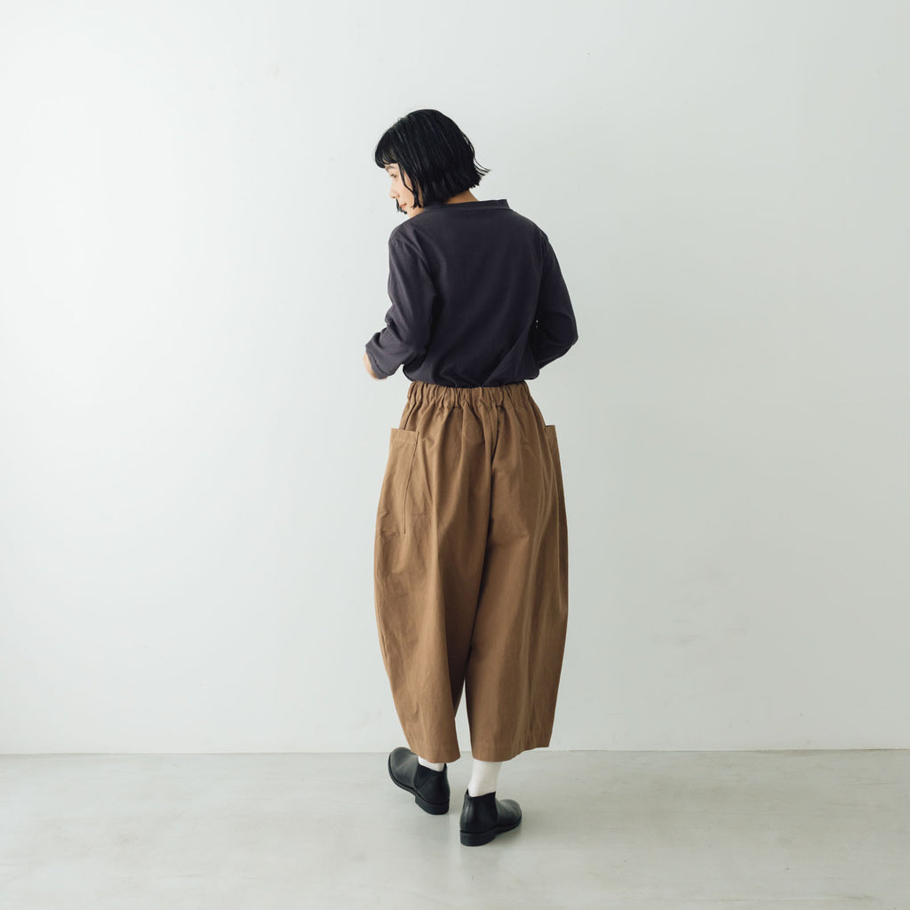 HAU トップス "gauze" 3/4スリーブ