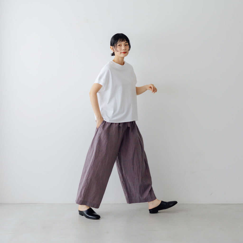 Atelier d’antan Reymont コットンリネン パンツ