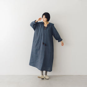 BUNON エンブロイダリーチュニックドレス