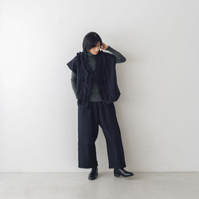 BUNON ワイドパンツ ウールワッフル