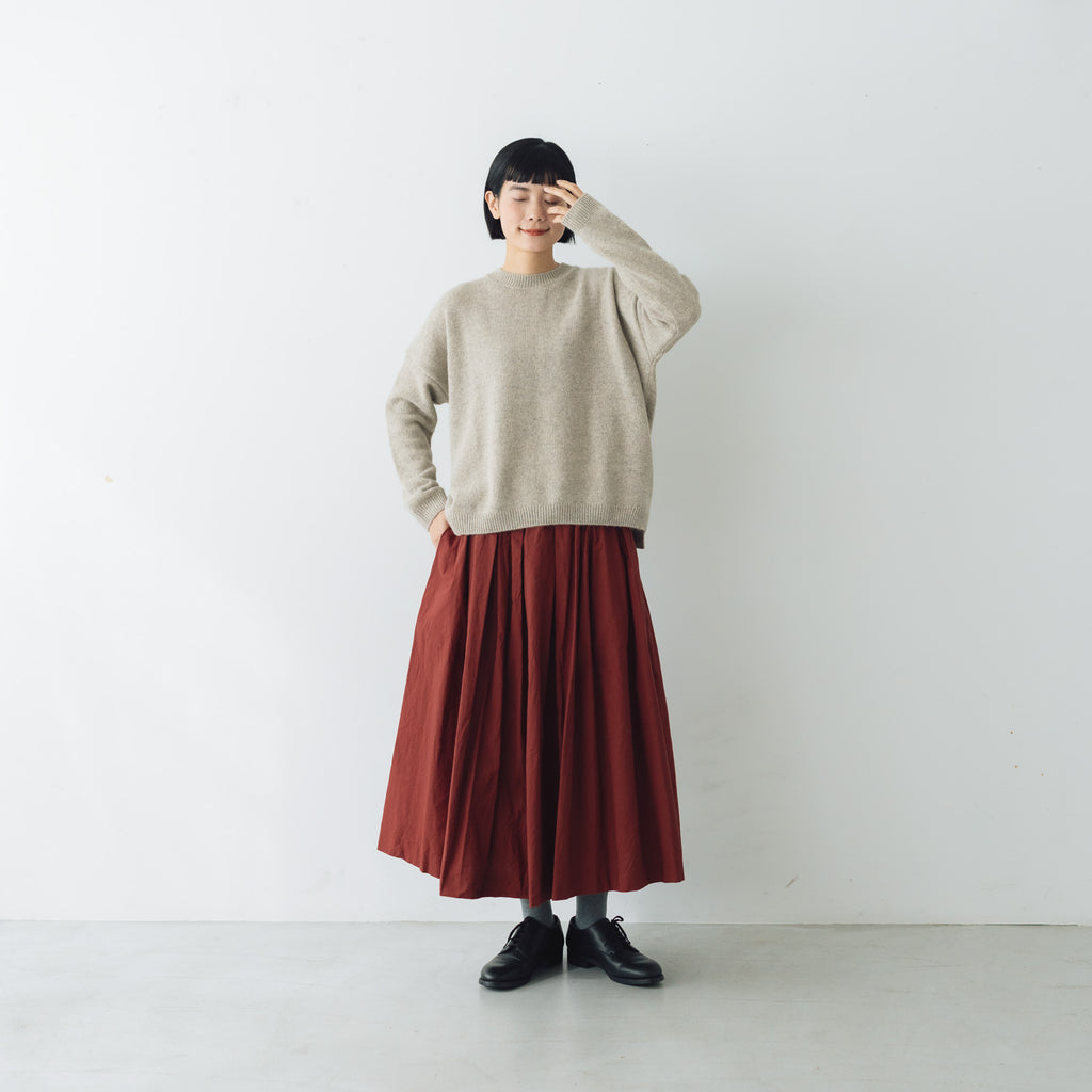 evam eva ウールフォックスプルオーバー