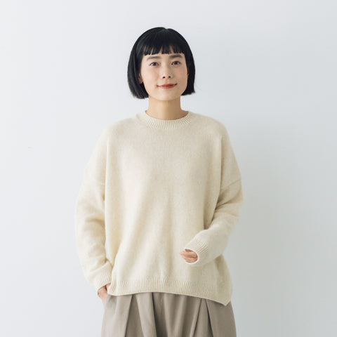 evam eva ウールフォックスプルオーバー