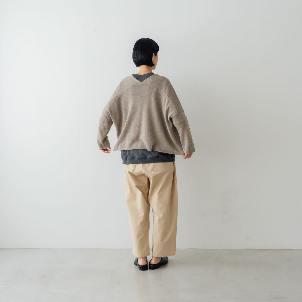 evam eva リネンコットン カーディガン