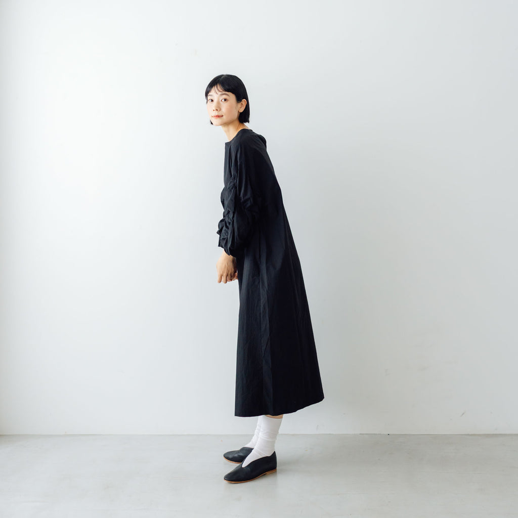 Gauze# ランダムシャーリングスリーブワンピース
