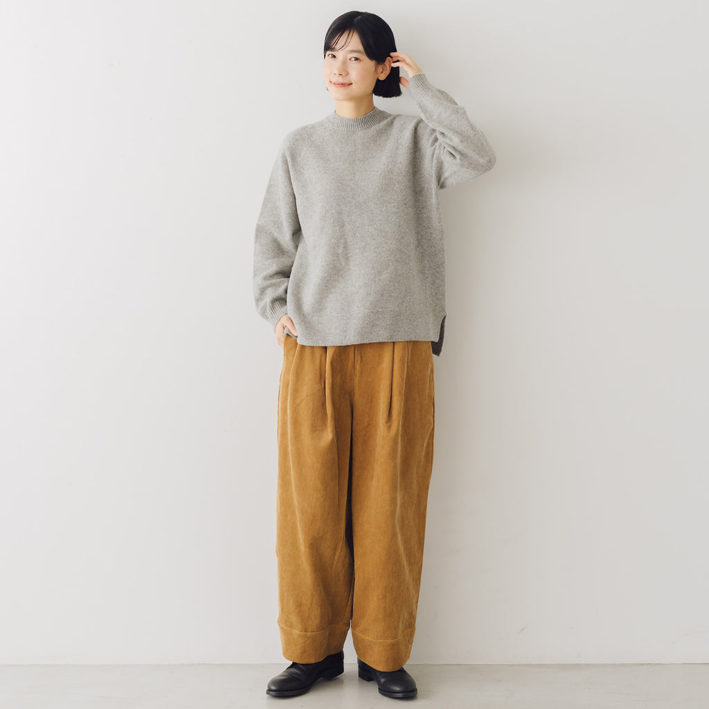 Gauze# オーガニックコーデュロイ ウフパンツ