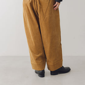 Gauze# オーガニックコーデュロイ ウフパンツ