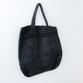 AMPIANA Line tote bag ブラック［期間限定販売］