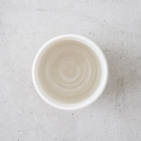 河合竜彦 黄釉 筒花入