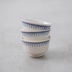 河合竜彦 印判手 草紋茶杯