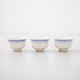 河合竜彦 印判手 草紋茶杯