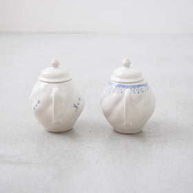 河合竜彦 印判手 茶壺 ねじり