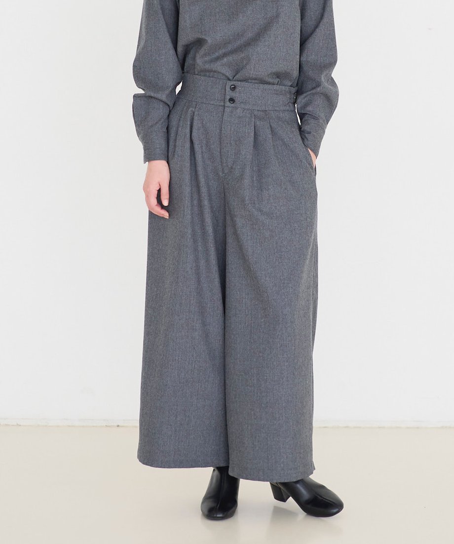 fruits of life ウールタックパンツ［期間限定販売］