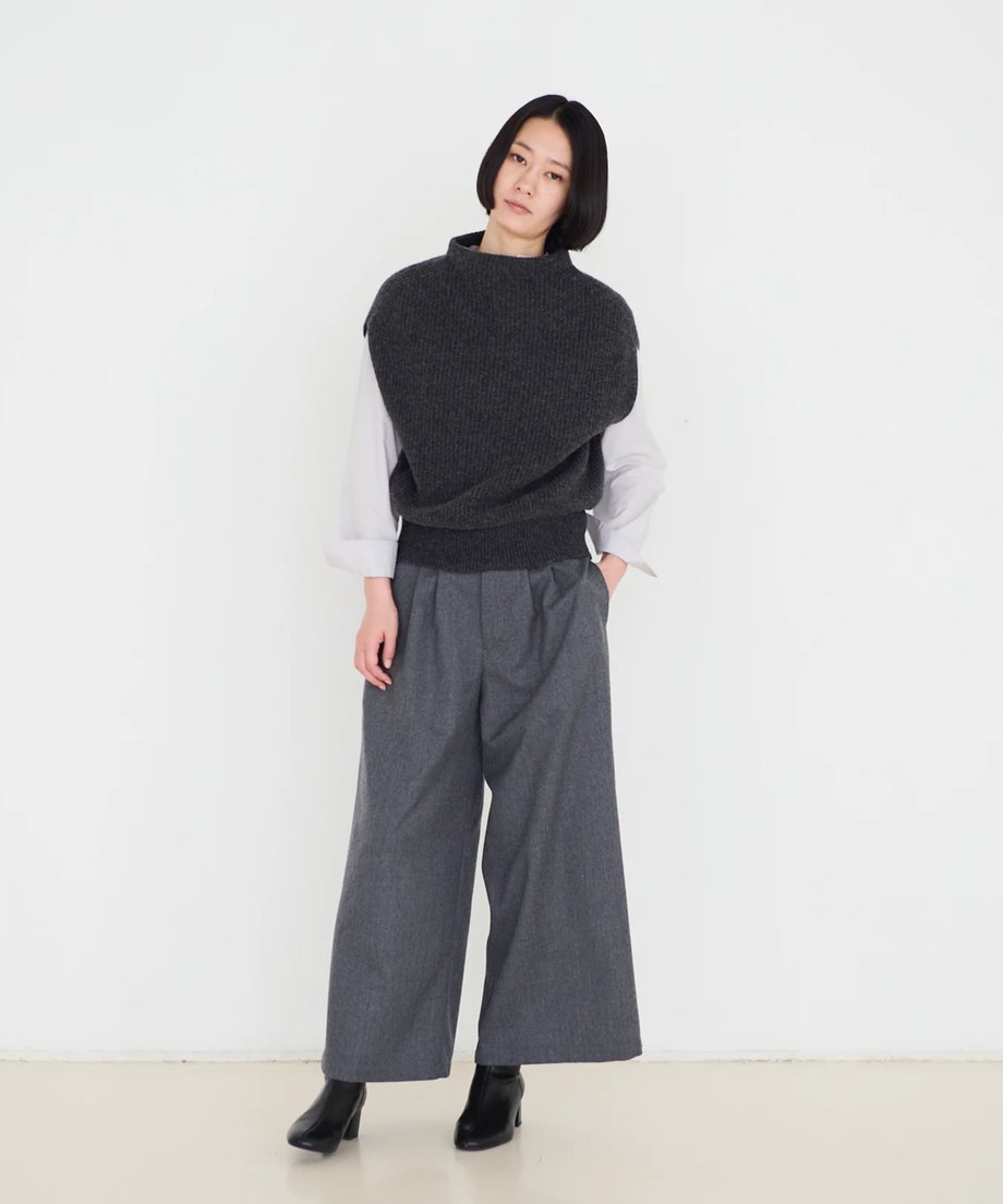 fruits of life ウールタックパンツ［期間限定販売］